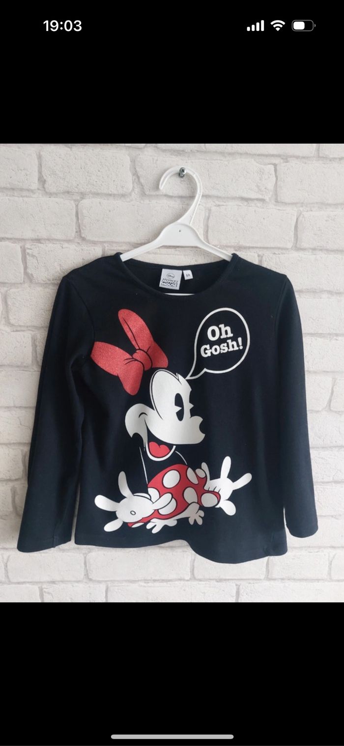 Tee-shirt manches longues Disney taille 6 ans