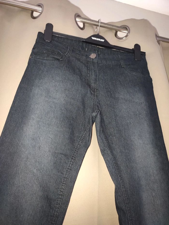 Jean noir droit femme - photo numéro 2