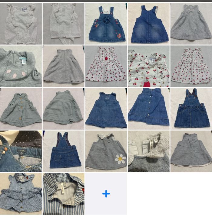 Lot de 9 vêtements bébé fille 6mois