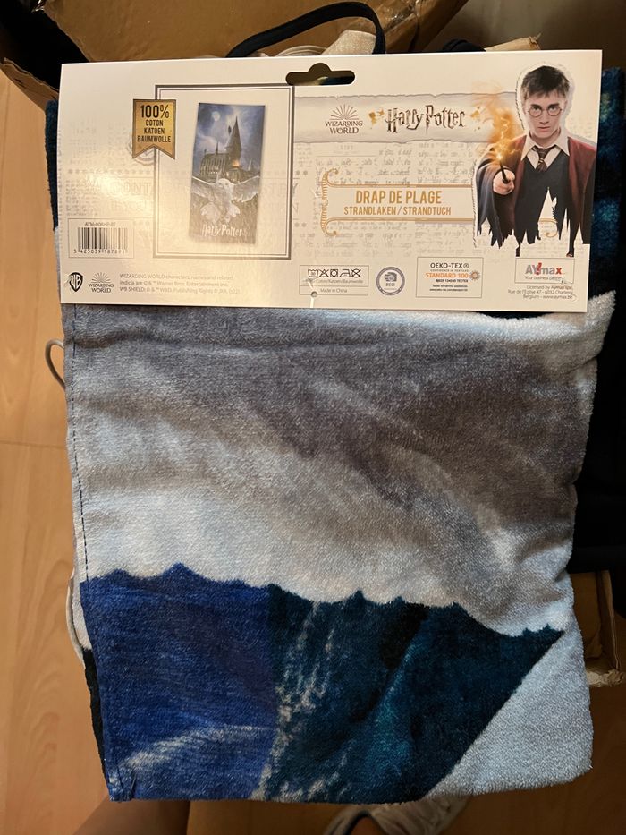 Drap de plage Harry Potter hibou coton - photo numéro 2