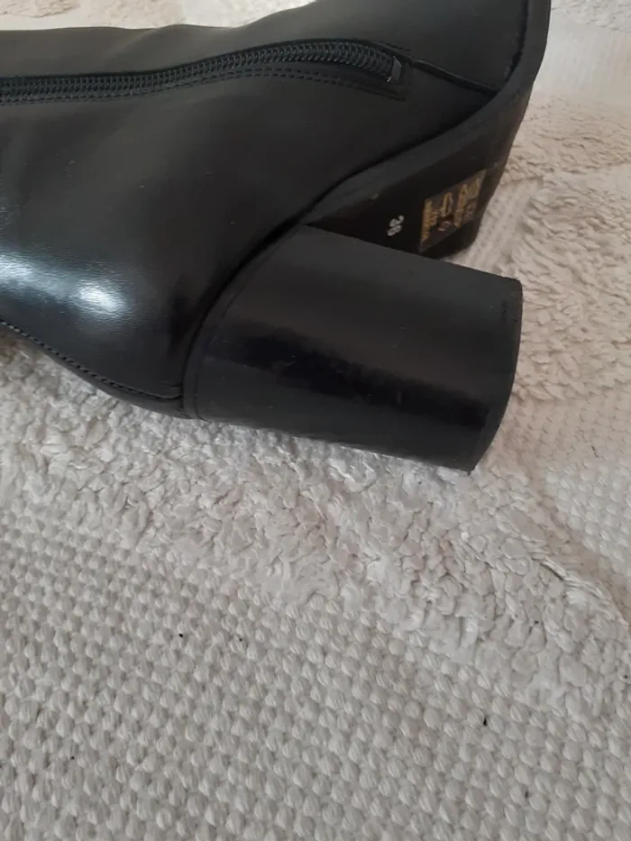 Très belles mi bottes noires TEXTO  T 36 - photo numéro 5