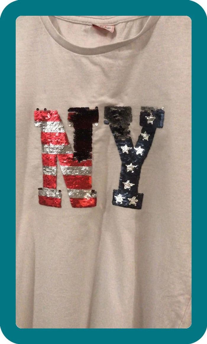 Teeshirt sequins - photo numéro 3