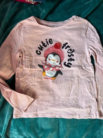 T-shirt manches longues pingouin 8 ans
