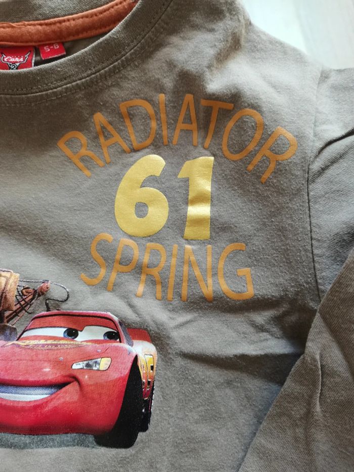 T-shirt Cars manches longues brun - photo numéro 3