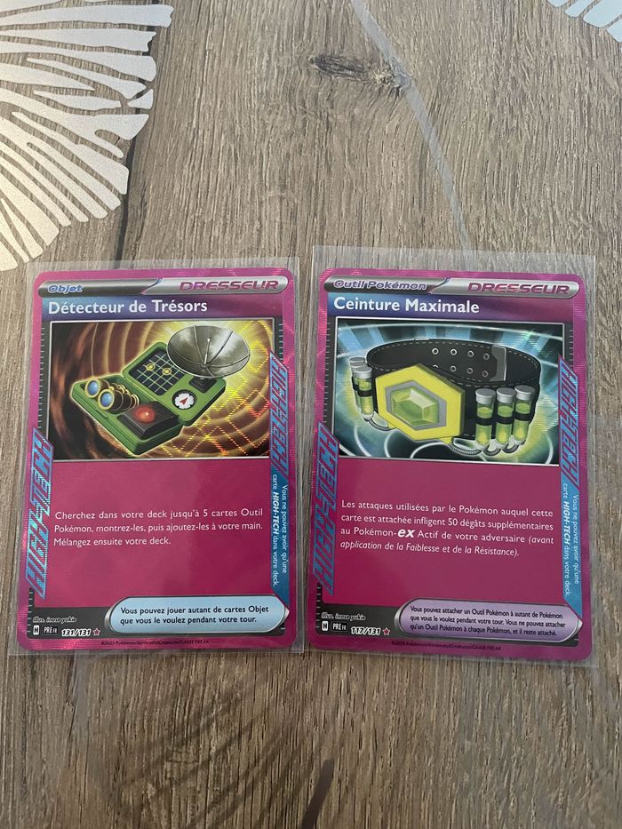 Lot de 2 carte pokemon high tech EV8.5