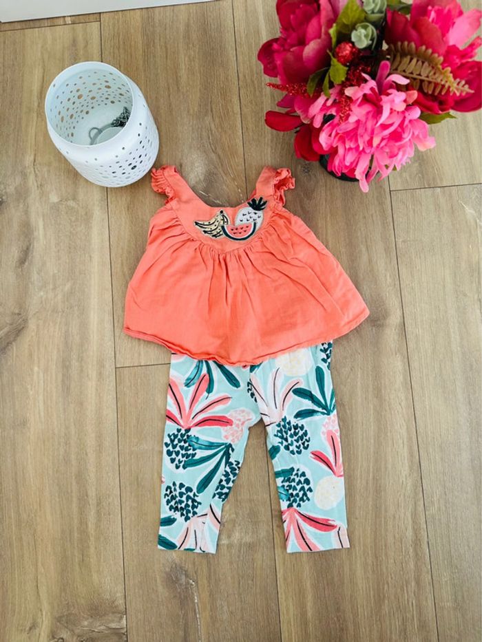 Jolie ensemble fille • 6 mois