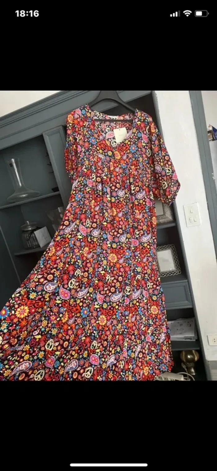 superbe robe longue Peace and Love 50/52