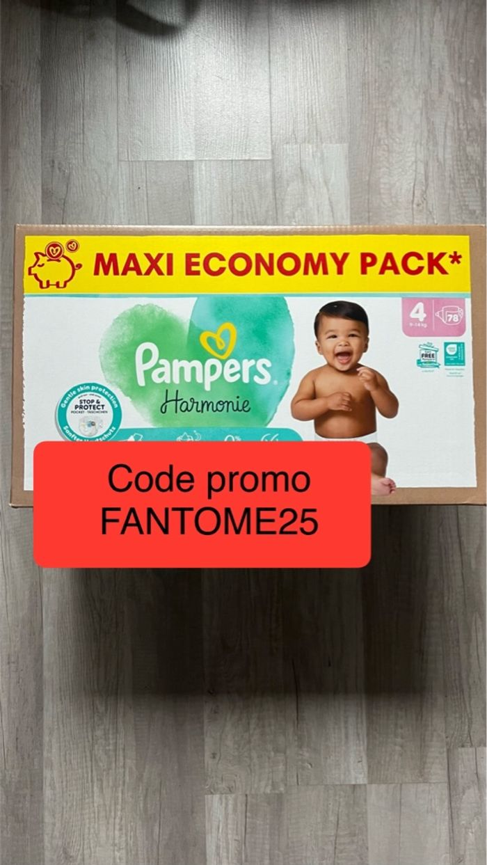 Pampers harmonie taille 4