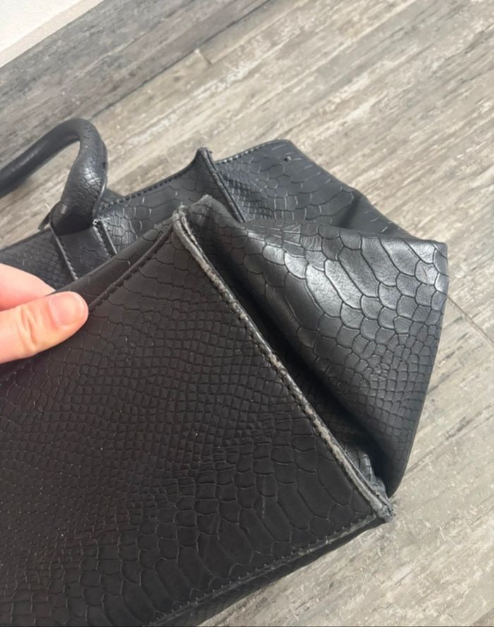 Sac noir à main/ fourre tout / sac de cours - photo numéro 6
