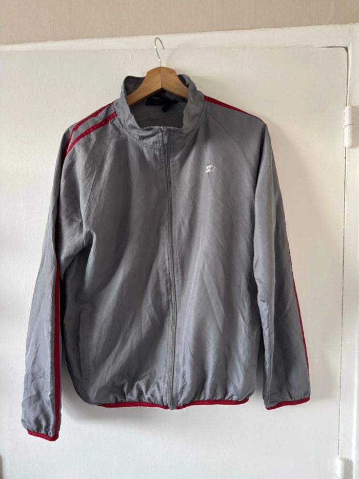 Veste de sport Starter grise et rouge – Taille S – Très bon état