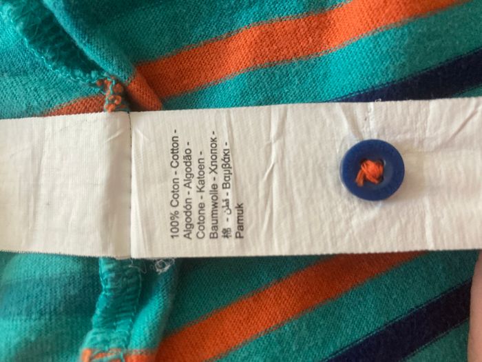 Polo manches longues rayé taille 12 mois - photo numéro 7