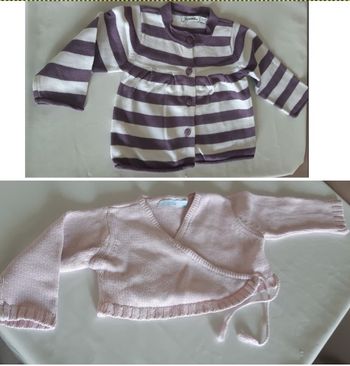 Lot 7 habits fille 12 mois 