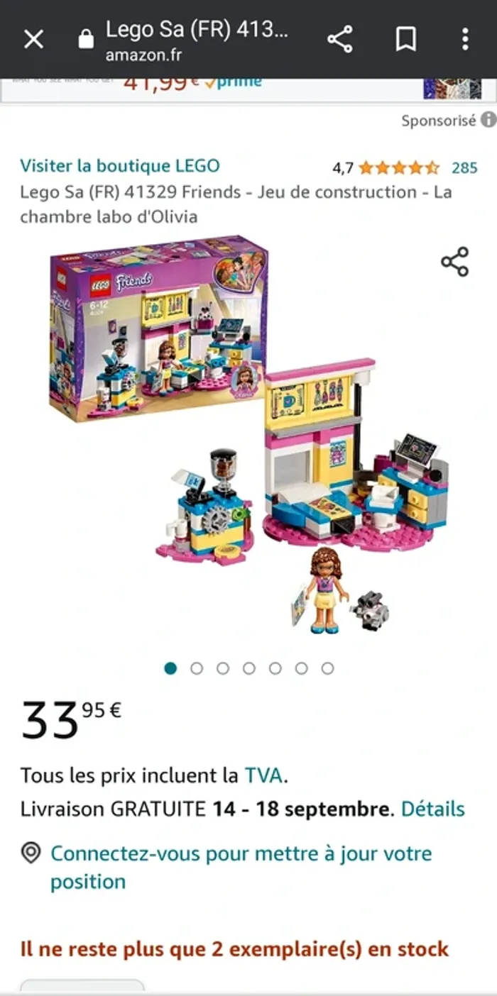 Lego Friends n°41329 La chambre Labo d'Olivia - photo numéro 9