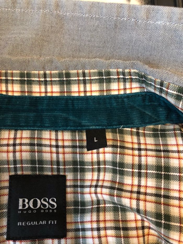 Chemise grise Hugo Boss regular fit L - photo numéro 2