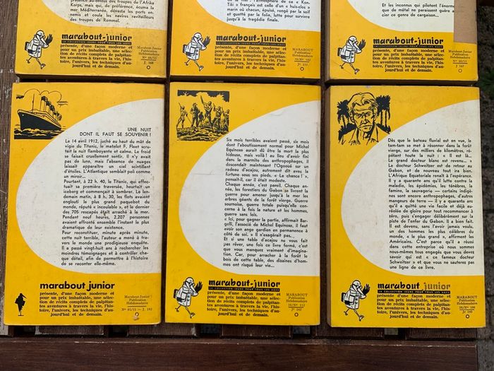 Lot 9 livres de la collection Marabout Junior - Vintage - photo numéro 10