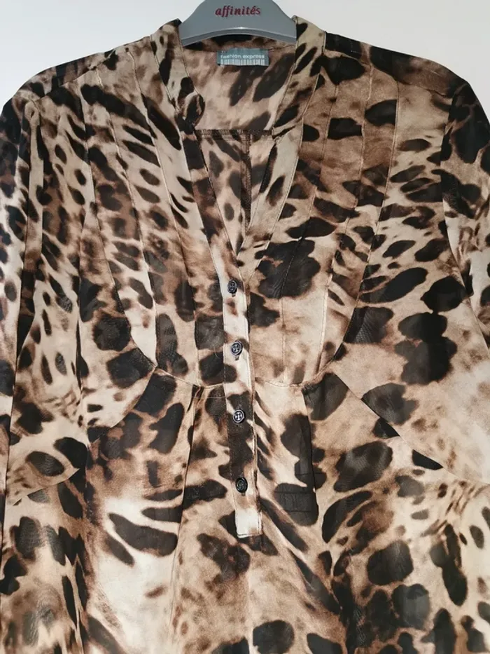 Lot d'une robe et d'une tunique léopard - photo numéro 6