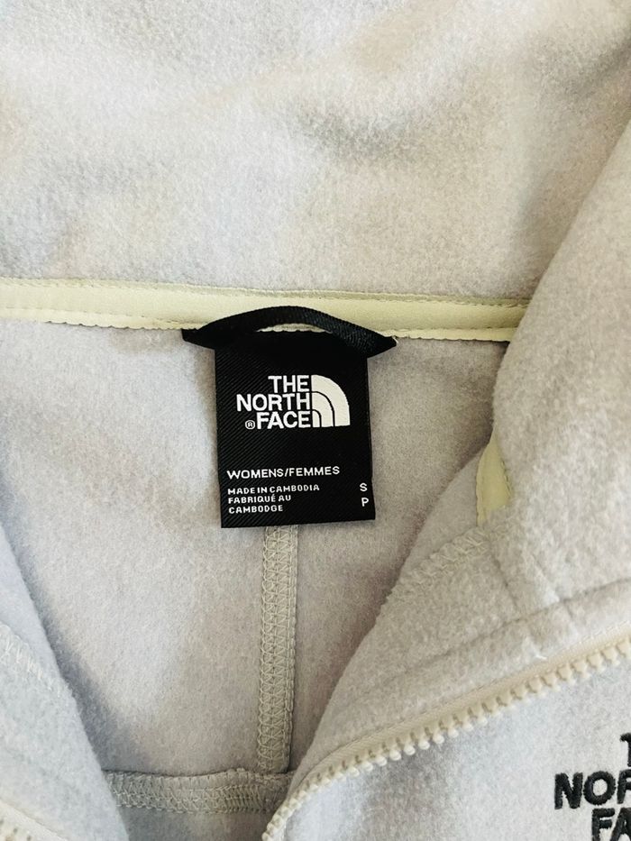 Polaire The north face 1/4 zip coupe crop taille S femme - photo numéro 2