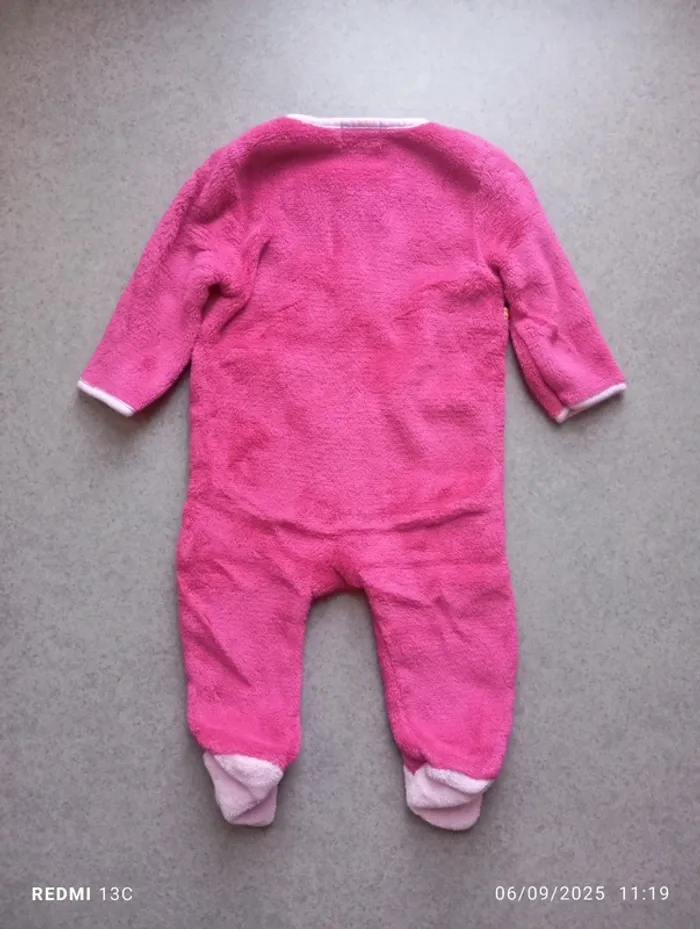 Pyjama velours 9mois tissaia - photo numéro 2