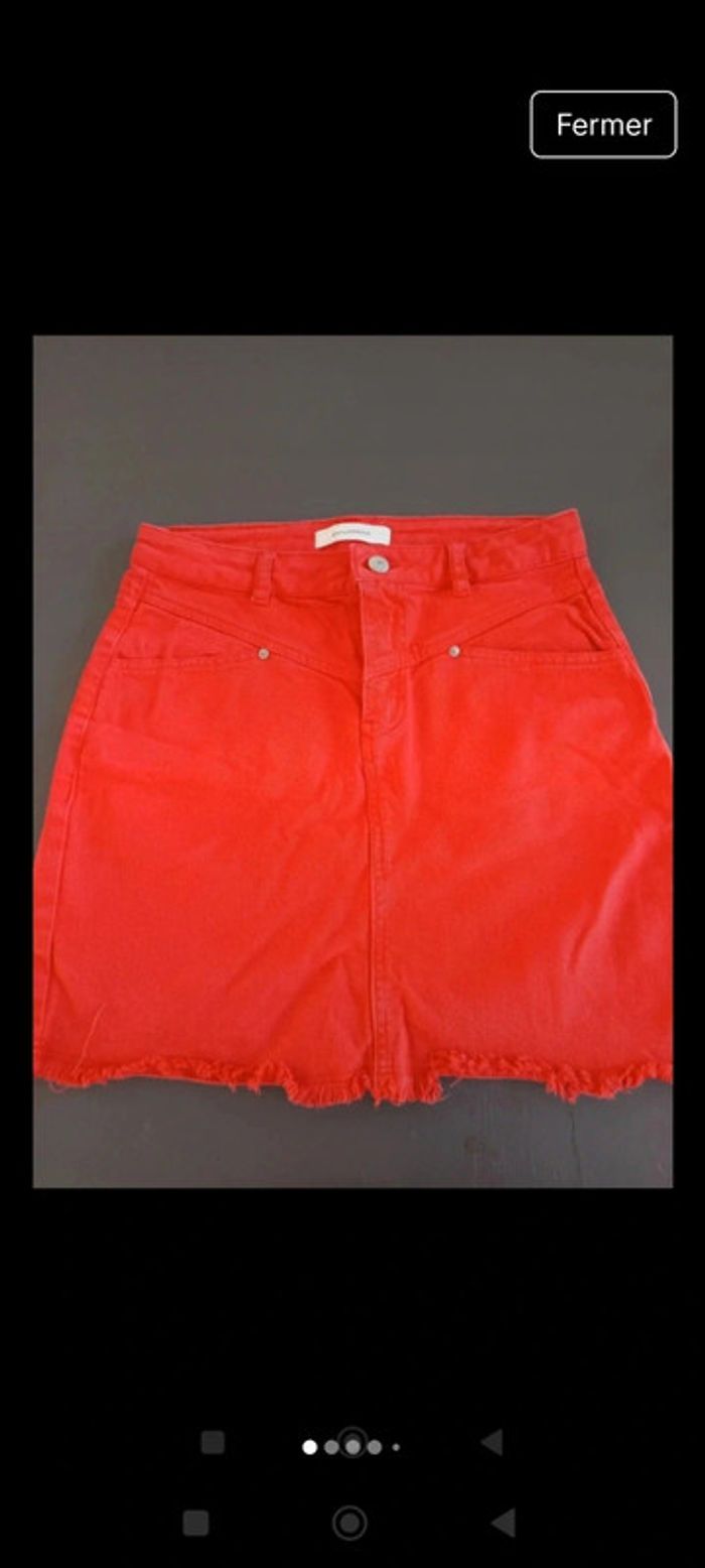 Jupe rouge
