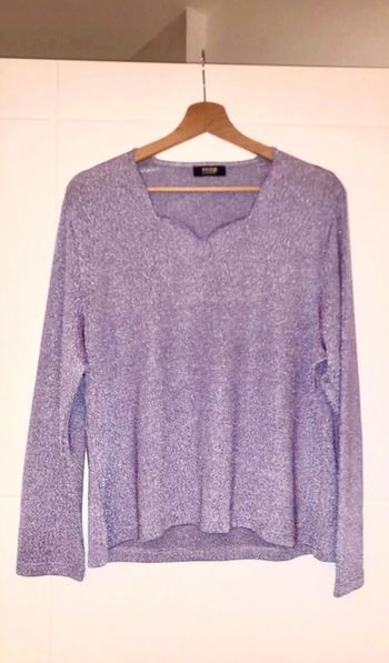 Haut violet paillettes