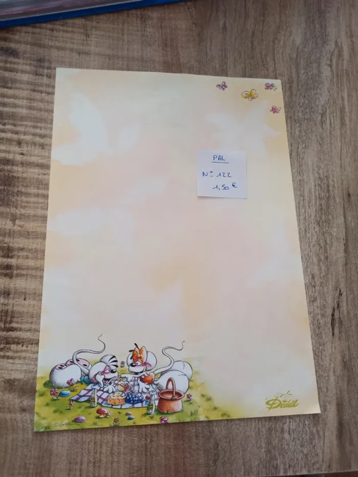 Papier à lettre Diddl 122 1,50€