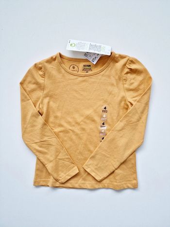 Kiabi - Tee-shirt manches longues, col rond - Neuf avec étiquette ! (4 ans)