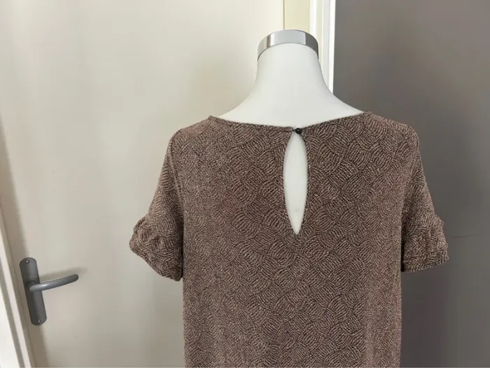 Sezane robe Janet , noire dorée taille M/38 - photo numéro 14