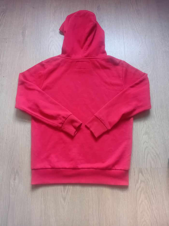 Sweat à capuche rouge et blanc  Fila Taille 12/ 13 ans - photo numéro 7