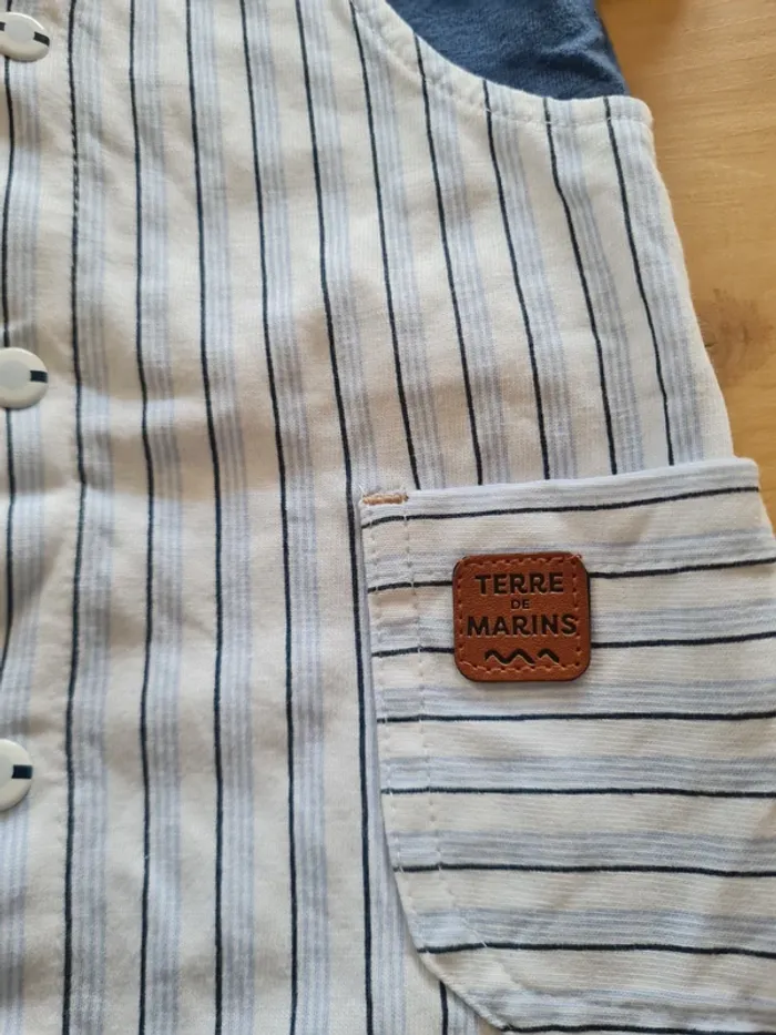 Ensemble terre de marins neuf 3 mois garçon - photo numéro 5