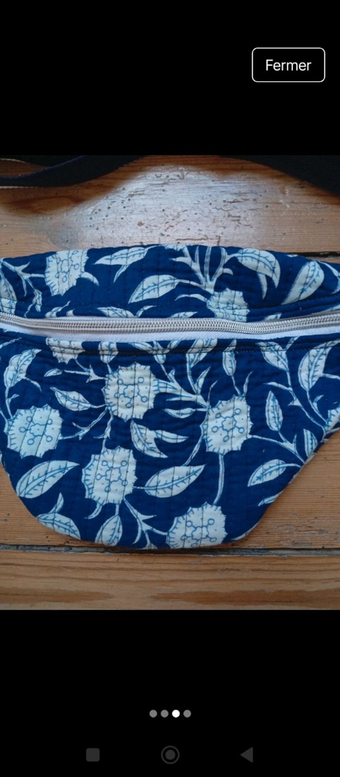 Sac banane tissus indien - photo numéro 3