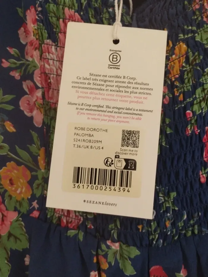 Robe Dorothé sezane taille 36 - photo numéro 2