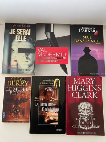 Livre thriller suspens