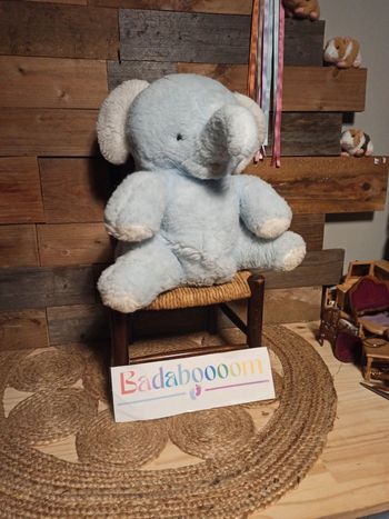 peluche éléphant rangé pyjama boulgom vintage