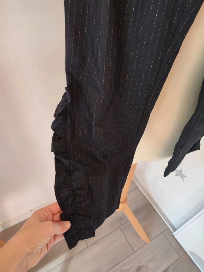 Pantalon chinot noir et argenté H&M très bon état taille 38 - photo numéro 6