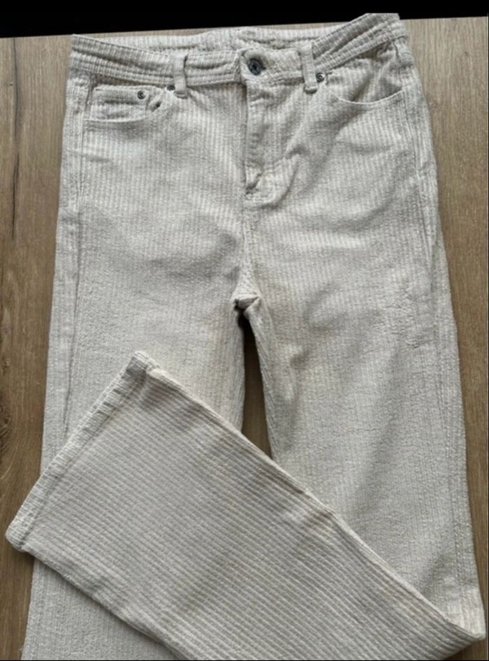 Pantalon velours côtelé neuf beige sable taille 36 Original Pants - photo numéro 3