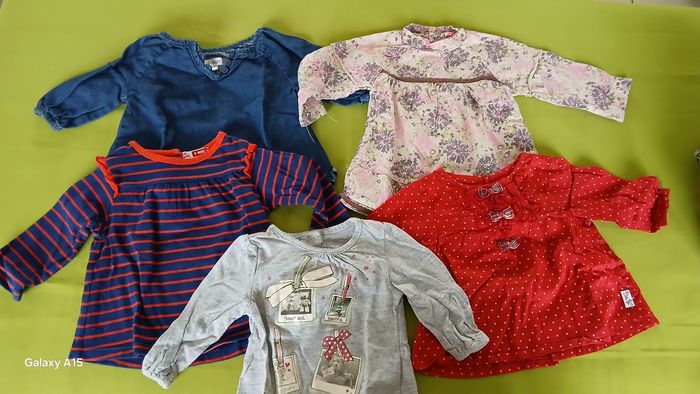 Lot de t-shirts manches longues