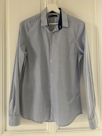 Chemise WE men blanche et bleue taille M