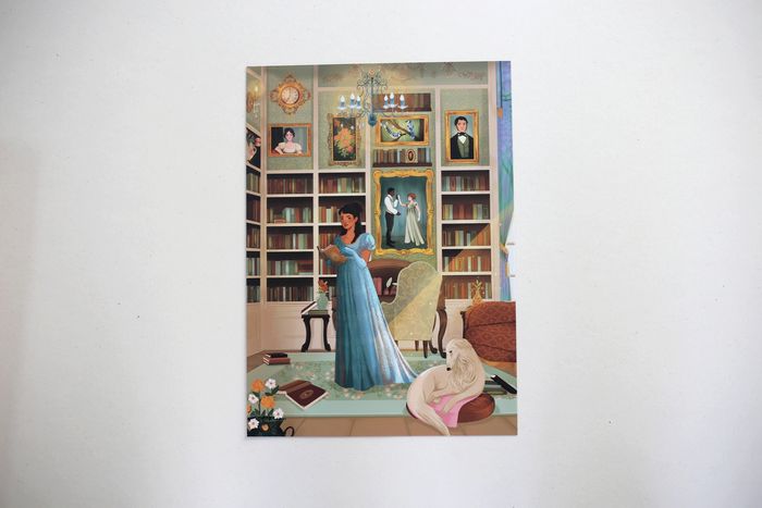 Puzzle 1000 pièces "Regency Library" par Lorena Cerqueira marque Rêverie - photo numéro 5