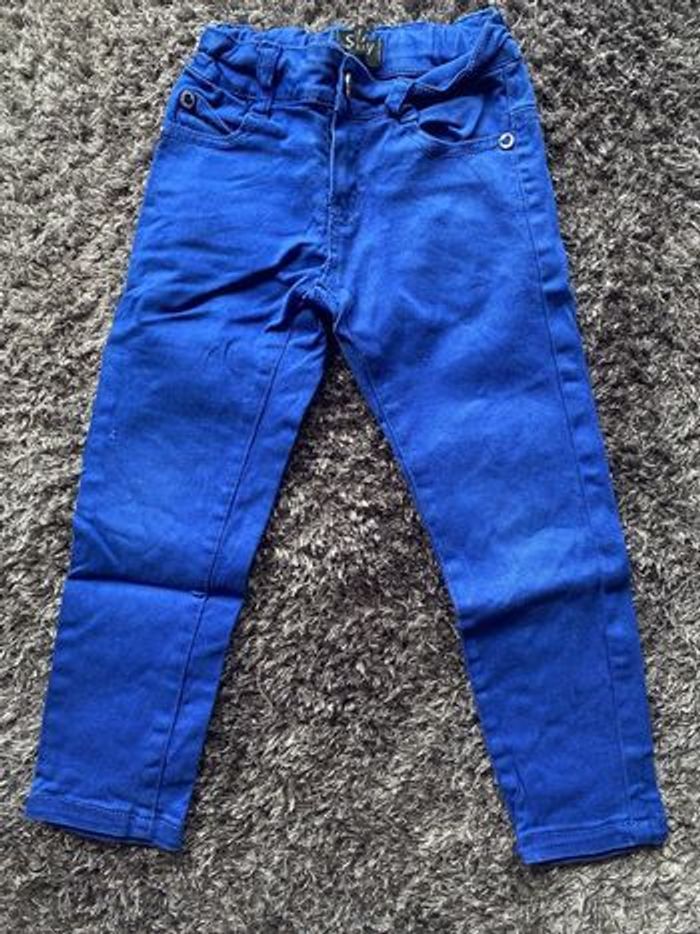 Lot fille taille 4 ans - jeans + gilet - photo numéro 3