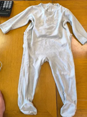 308662 pyjama gris garçon 18 mois grain de blé