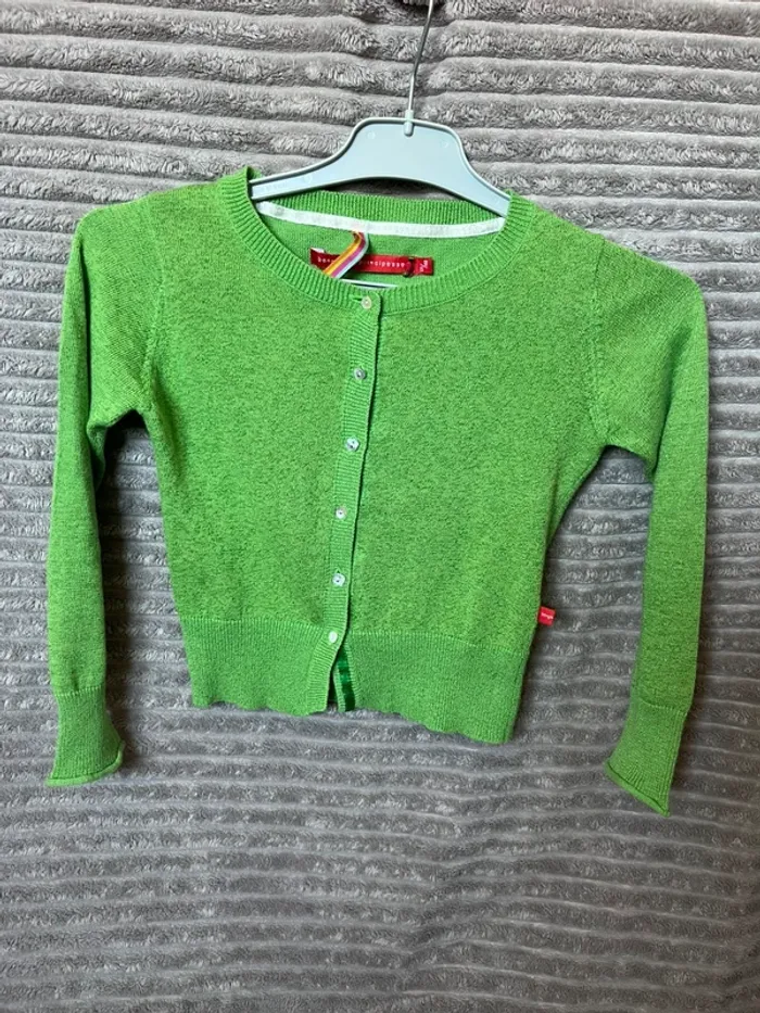 Gilet vert scintillant BenGh per Principesse – Taille 8/9 ans