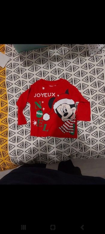 Tee shirt manche longue mickey