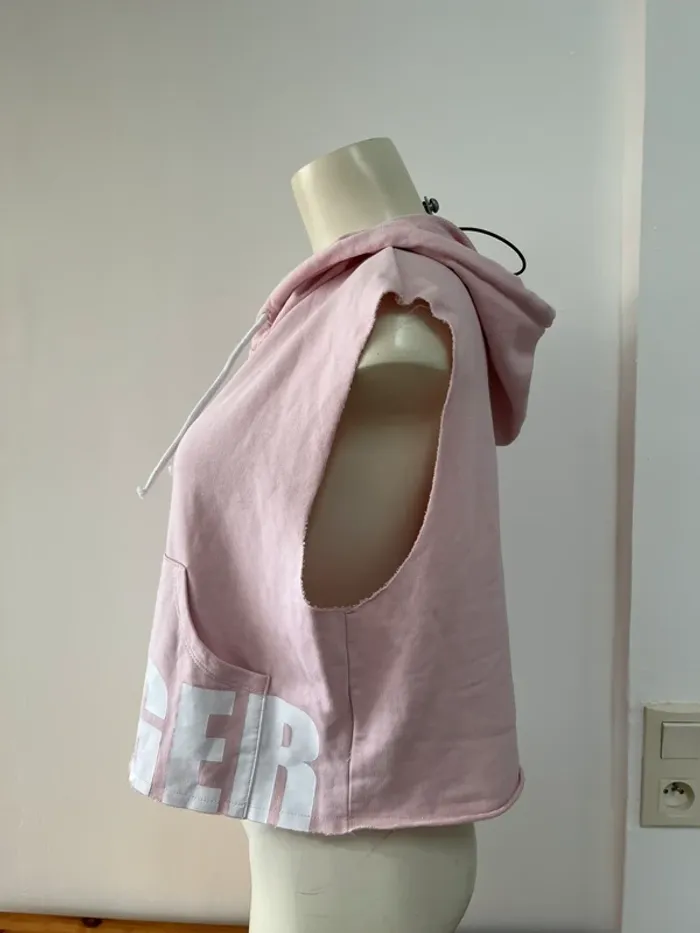 Sweat à capuche sans manches - photo numéro 4