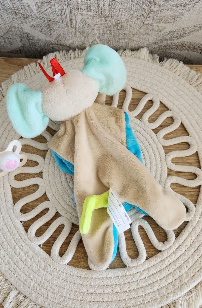Doudou Lange Éléphant Sucre d'orge - photo numéro 7