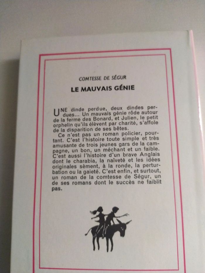 Lot de deux livres de la Comtesse de Ségur - photo numéro 3