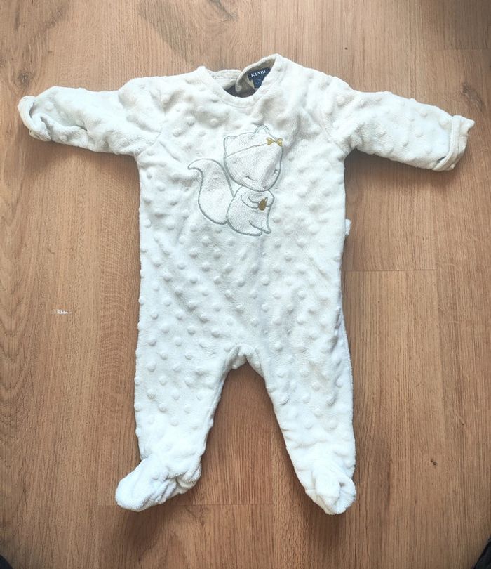 Pyjama velours écureuil 3 mois 🔄