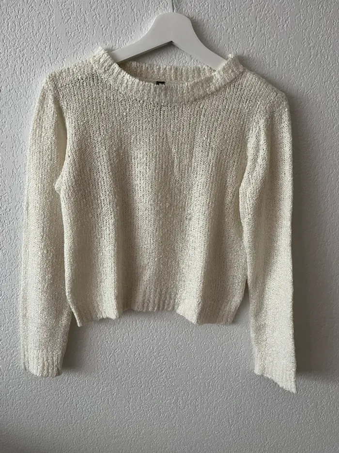 Pull en maille écru H&M Divided – Taille XS