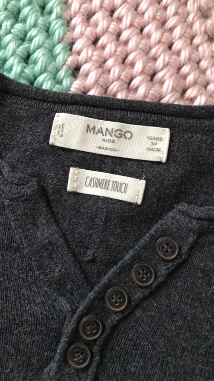 T shirt manche longue cachemire - photo numéro 3