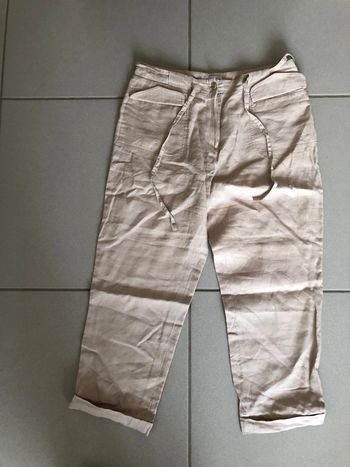 Pantacourt en lin gerard Darel 40