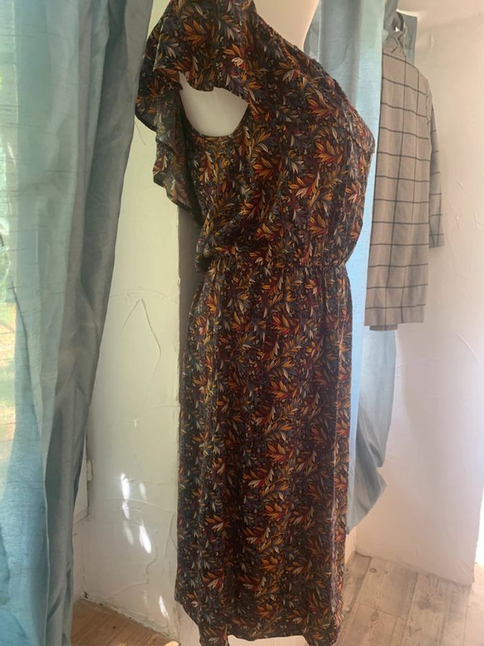 Robe été In Extenso taille 40 motifs feuilles - photo numéro 3